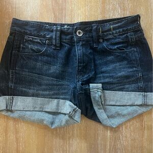 Madewell cuffed Jean shorts , 24